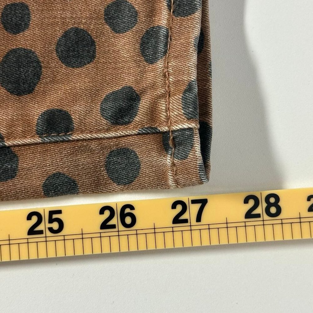 Madewell 10" High-Rise Skinny Leopard Jeans - Size 28 - Picture 3 of 10